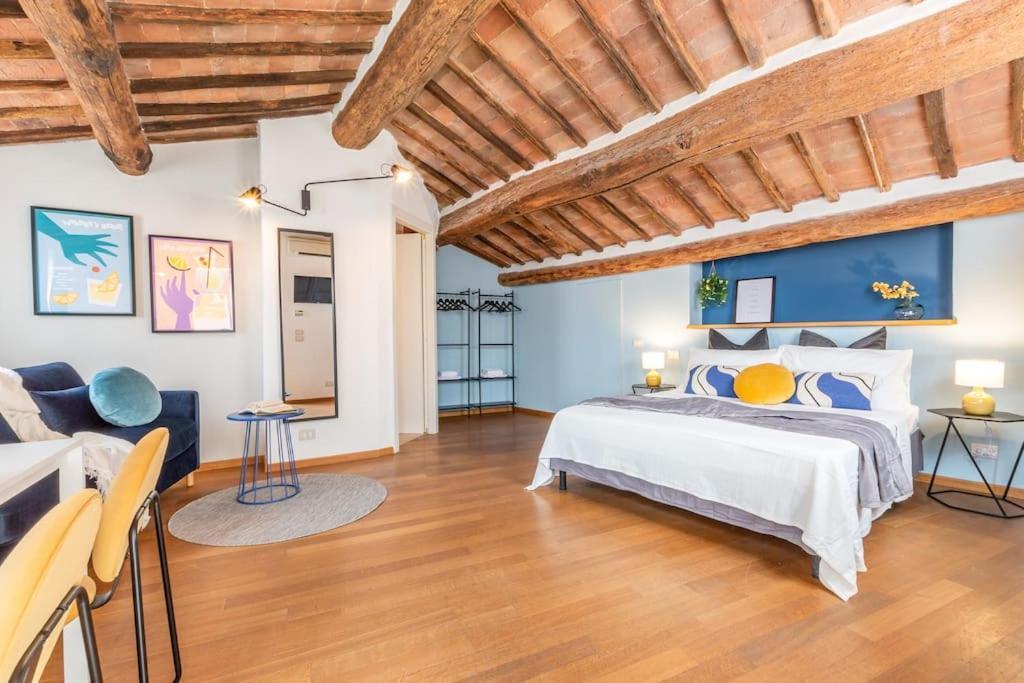 Mimosa- Loft Elegante Con Terrazza Nel Centro Di Siena Appartement Buitenkant foto